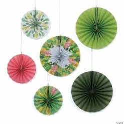 Brand new 😉 10" - 14" Cactus Shower Hanging Paper Fans - 6 Pc. ❤️