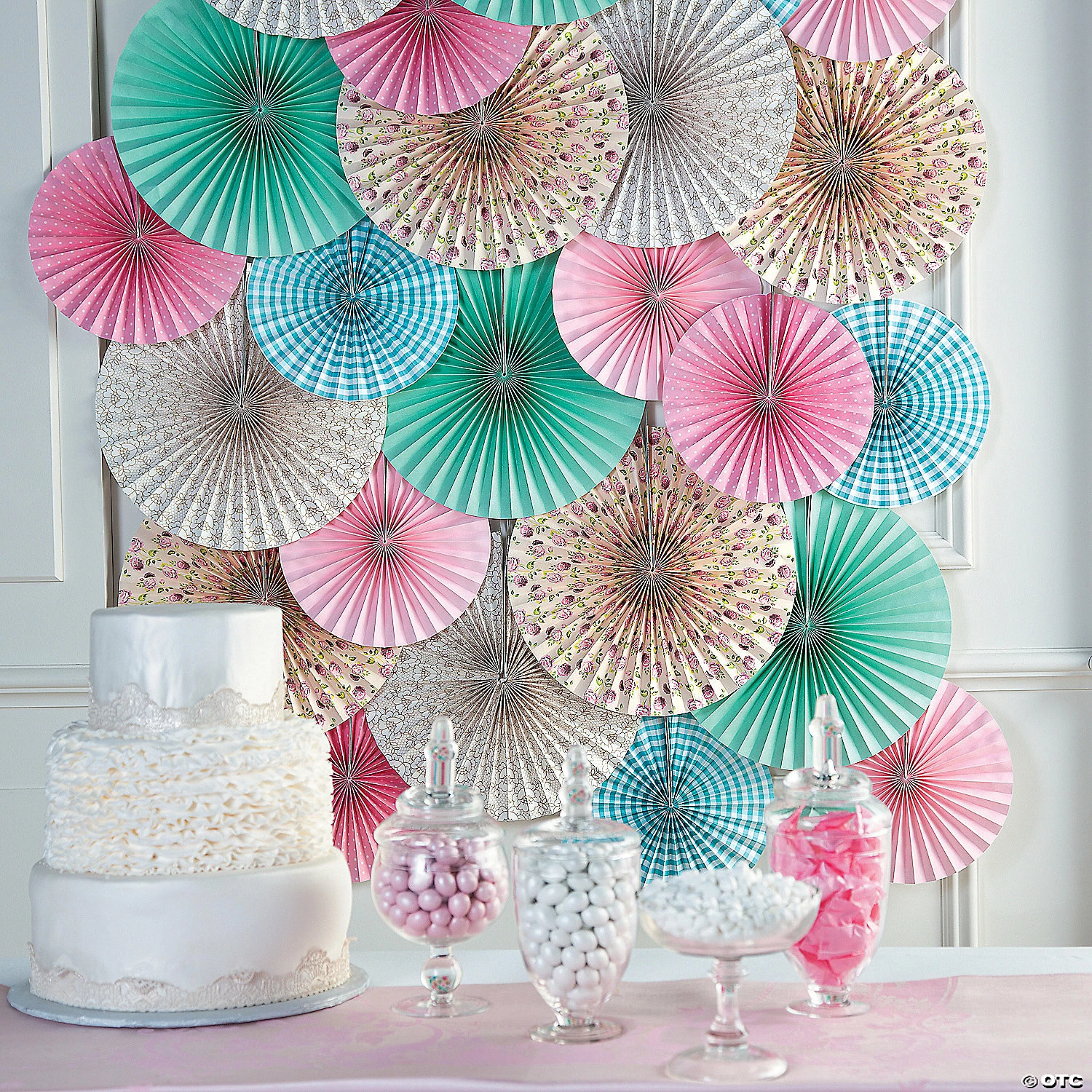 Brand new β€οΈ 10" - 14" Vintage Collection Hanging Paper Fans - 6 Pc. π― 2 Brand new β€οΈ 10" - 14" Vintage Collection Hanging Paper Fans - 6 Pc. π― - Image 2