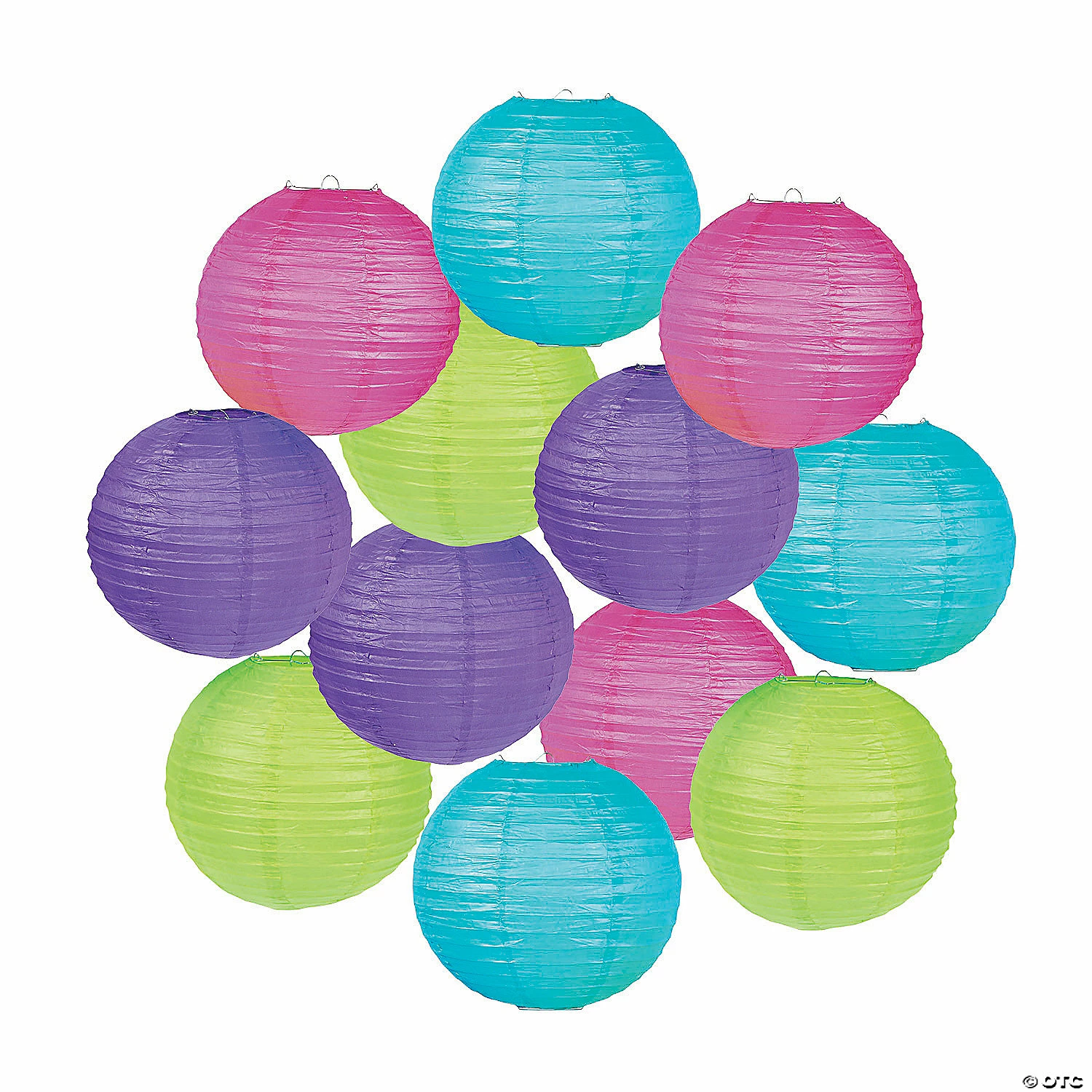 New π 12" Bright Hanging Paper Lanterns - 12 Pc. β€οΈ 1 New π 12" Bright Hanging Paper Lanterns - 12 Pc. β€οΈ
