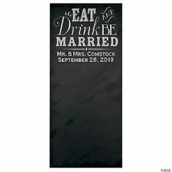Best deal 😀 Vertical Chalkboard Wedding Photo Booth Backdrop Custom Banner ✨