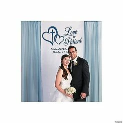 Top 10 ❤️ Love is Patient Wedding Photo Booth Backdrop Custom Banner ❤️