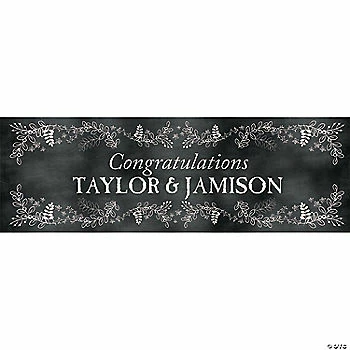 Best Sale ๐ฅฐ Chalkboard Floral Wedding Custom Banner - Small ๐ 1 Best Sale ๐ฅฐ Chalkboard Floral Wedding Custom Banner - Small ๐