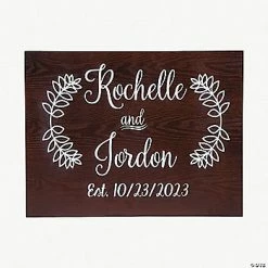 Hot Sale ⌛ Personalized Couple’s Names Wedding Sign ✔️