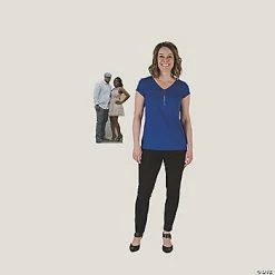 Outlet 🎉 2 Ft. Custom Photo 2-Person Tabletop Cardboard Stand-Up 😍