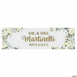 New ⭐ Giant White Floral Custom Banner 😍