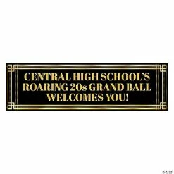 Discount ✔️ Giant 20s Art Deco Custom Banner 🧨