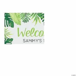 Flash Sale 🔥 Personalized Palm Leaf Welcome Sign ⭐
