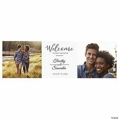 Brand new 😍 Two-Image Wedding Photo Custom Banner - Medium 🌟