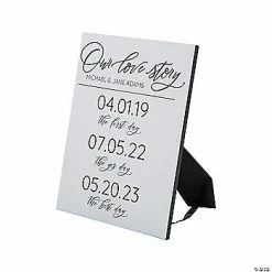 Wholesale 👍 Personalized Medium Our Love Story Wedding Tabletop Sign ✨