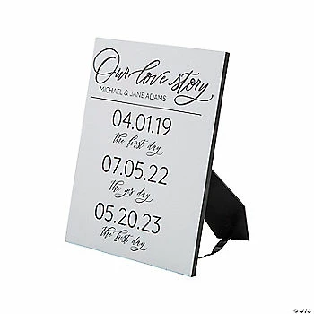 Wholesale π Personalized Medium Our Love Story Wedding Tabletop Sign β¨ 1 Wholesale π Personalized Medium Our Love Story Wedding Tabletop Sign β¨