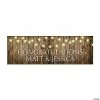 Budget ⭐ Personalized Rustic Wedding Banner - Small 🛒