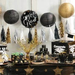 Discount 🤩 Mini Paper Lanterns - 12 Pc. 🤩 -Outlet Engagement Party Decorations Store 4 1 2 mini gold hanging paper lanterns 12 pc 13696880 a02