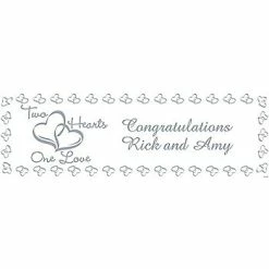 Best reviews of ✨ Two Hearts One Love Wedding Custom Banner - Medium 🔔