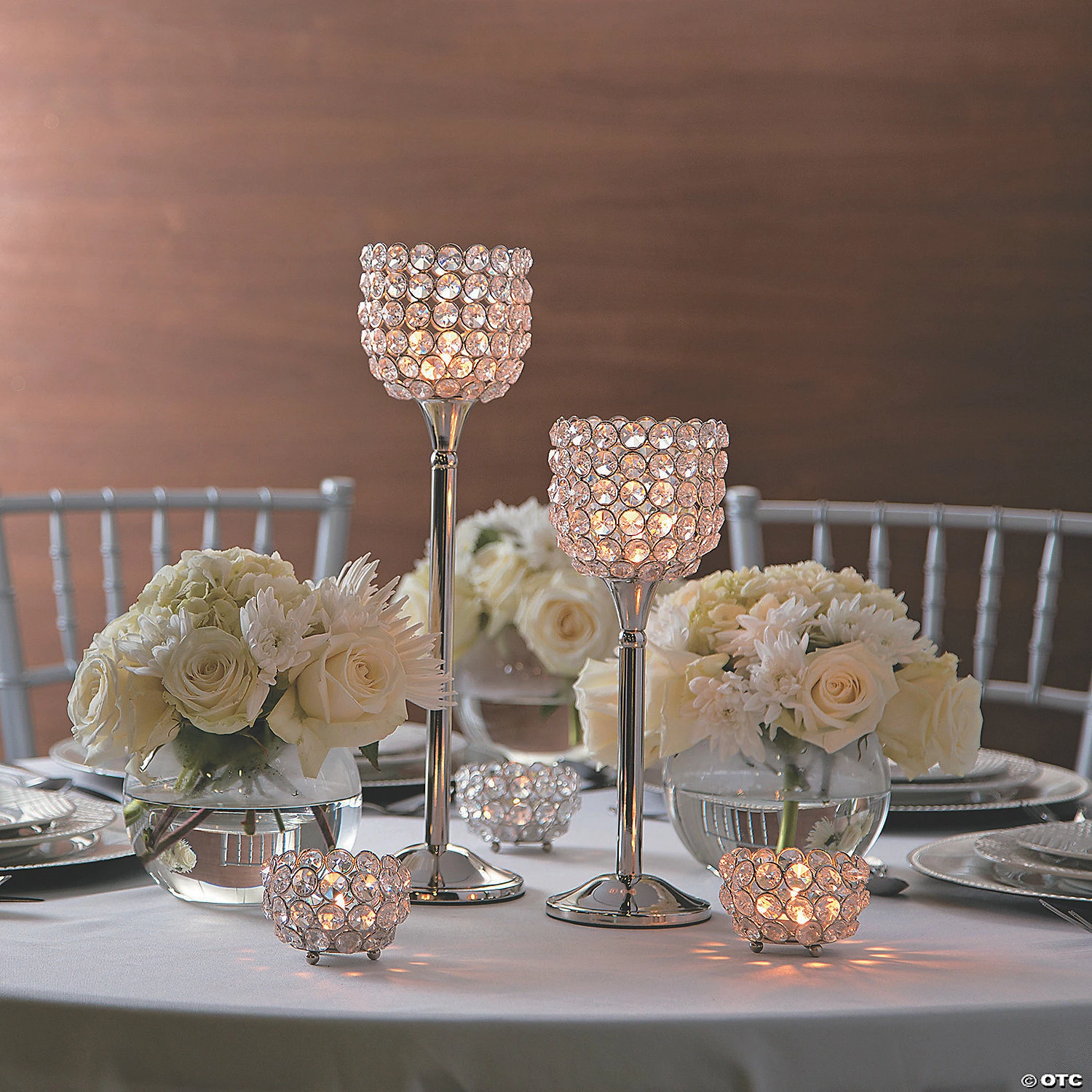 Brand new 🔥 Acrylic Crystal Bead Votive Candle Holders - 3 Pc. 💯 2 Brand new 🔥 Acrylic Crystal Bead Votive Candle Holders - 3 Pc. 💯 - Image 2