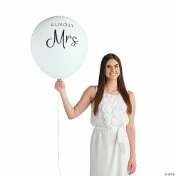 Coupon ❤️ Almost Mrs. Clear 36" Latex Balloons - 2 Pc. ❤️ -Outlet Engagement Party Decorations Store almost mrs clear 36 latex balloons 2 pc 14115532 a02