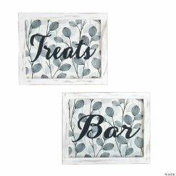 Best reviews of 🤩 Bar & Treats Sign Set - 2 Pc. 😀