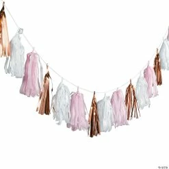 Best deal ๐ Blush & Rose Gold Tassel Garland ๐
