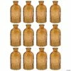Brand new 😍 Bulk Amber Ridged Vases - 12 Pc. 🛒