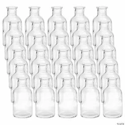 Cheapest 🌟 Bulk Clear Apothecary Jar Bottle Vases - 60 Pc. ✨