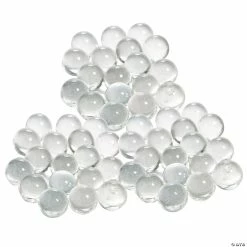 Promo 🎉 Bulk Clear Glass Marbles - Approx. 261 Pc. 🤩