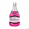 Promo 🧨 Celebrate Pink Champagne Bottle 39" Mylar Balloon 😀