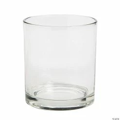 Buy 🌟 Clear Cylinder Vases - 4" - 6 Pc. 🛒