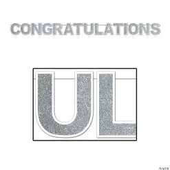Coupon 💯 Glitter Congratulations Garland Banner 🛒