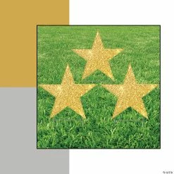 Cheap โญ Glitter Star Yard Sign Set - 3 Pc. ๐