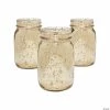 New 👏 Gold Mercury Mason Jars - 12 Pc. 🎉