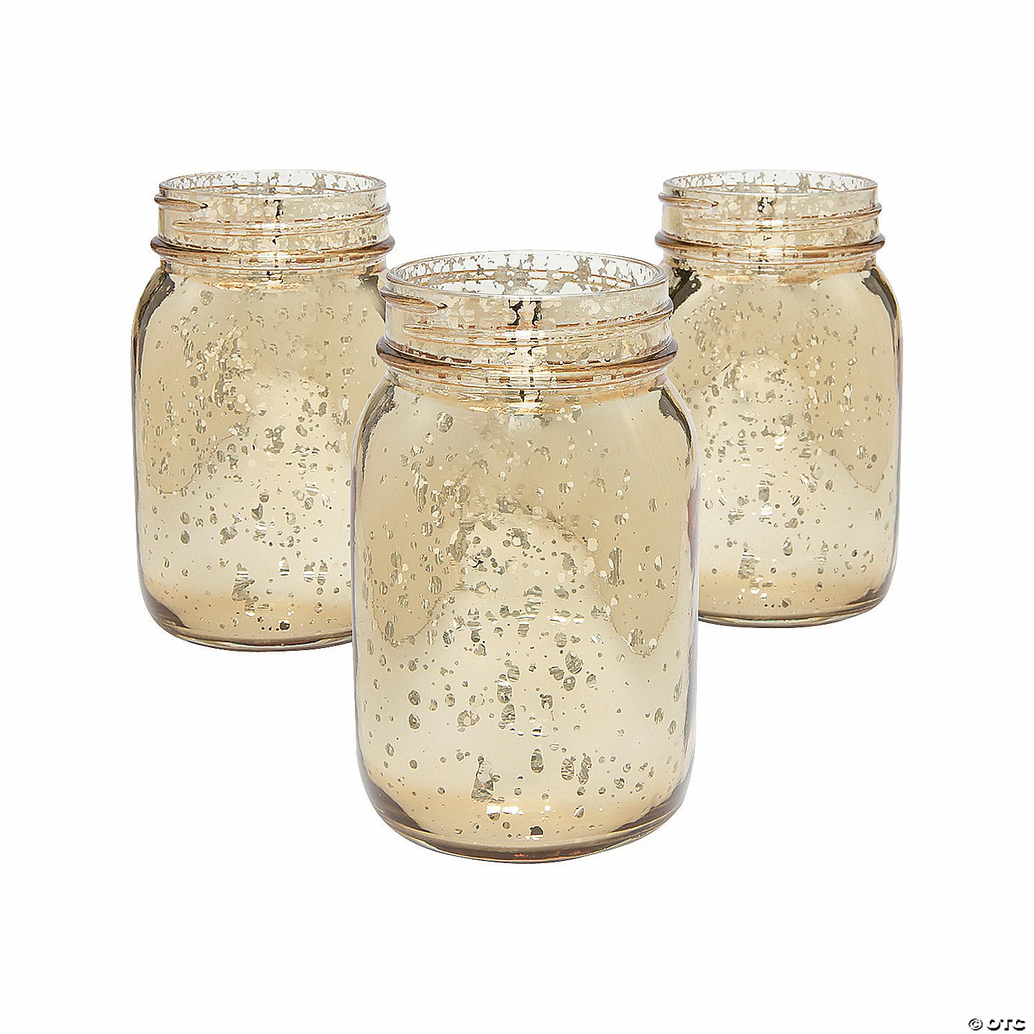 New 👏 Gold Mercury Mason Jars - 12 Pc. 🎉 1 New 👏 Gold Mercury Mason Jars - 12 Pc. 🎉