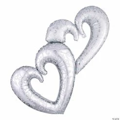 Hot Sale 💯 Interlocking Hearts 36" x 53" Mylar Balloon 👏