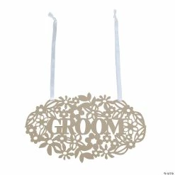 Best reviews of 😀 Ornate Groom Chair Sign ✨