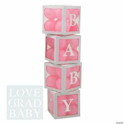Budget 🌟 Balloon Block Boxes Kit - 87 Pc. 🎉 -Outlet Engagement Party Decorations Store pink balloon block boxes kit 87 pc 13993241 a02