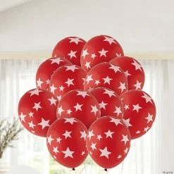 Best deal π Stars 11" Latex Balloons β 24 Pc. βοΈ 5 Best deal π Stars 11" Latex Balloons β 24 Pc. βοΈ -Outlet Engagement Party Decorations Store red with white stars 11 latex balloons 24 pc 14104390 a02