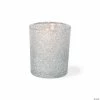 Deals 👏 Silver Glitter Votive Candle Holders - 12 Pc. 🔥