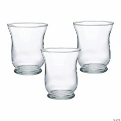 Deals 🥰 Small Clear Hurricane Candle Holders - 12 Pc. 🧨