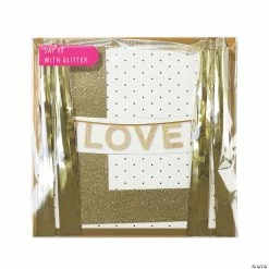 Cheap ❤️ Talking Tables Love Glitter Pennant Banner 😀