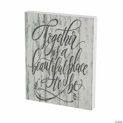 Cheapest β€οΈ Together Is a Beautiful Place to Be Sign π€©